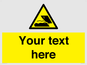 Custom Warning submerged objects in watercraft areas